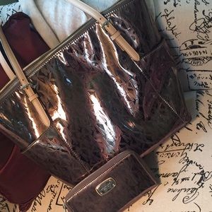 Handbag and matching wallet